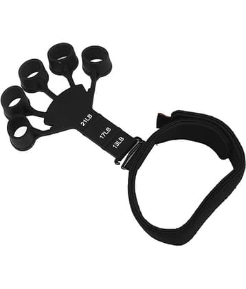 Hand Grip Strength Trainer for Men and Women, Gym and Home Workout Equipment with Rubber Grippers - Finger Gripper - Strengthener for Climbing, Guitar, Forearm, Exerciser For Hand and Wrist Muscles Fitness and Physiotherapy, Pack of 1