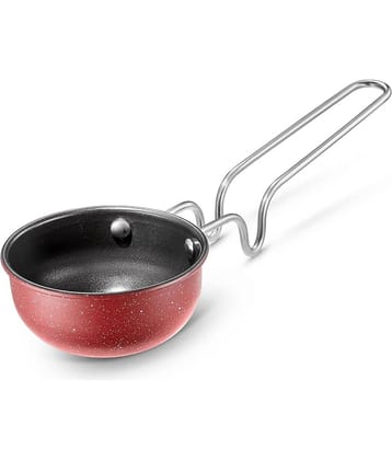 LAZYWINDOW Non-Stick PTFE (Non-stick) Tadka Pan Induction Bottom without Lid 9 cm Diameter 0.5 Ltr