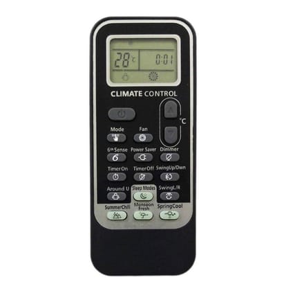 Remote No. 192 (Black), Compatible with Whirlpool AC Remote Control (Exactly Same Remote will Only Work)