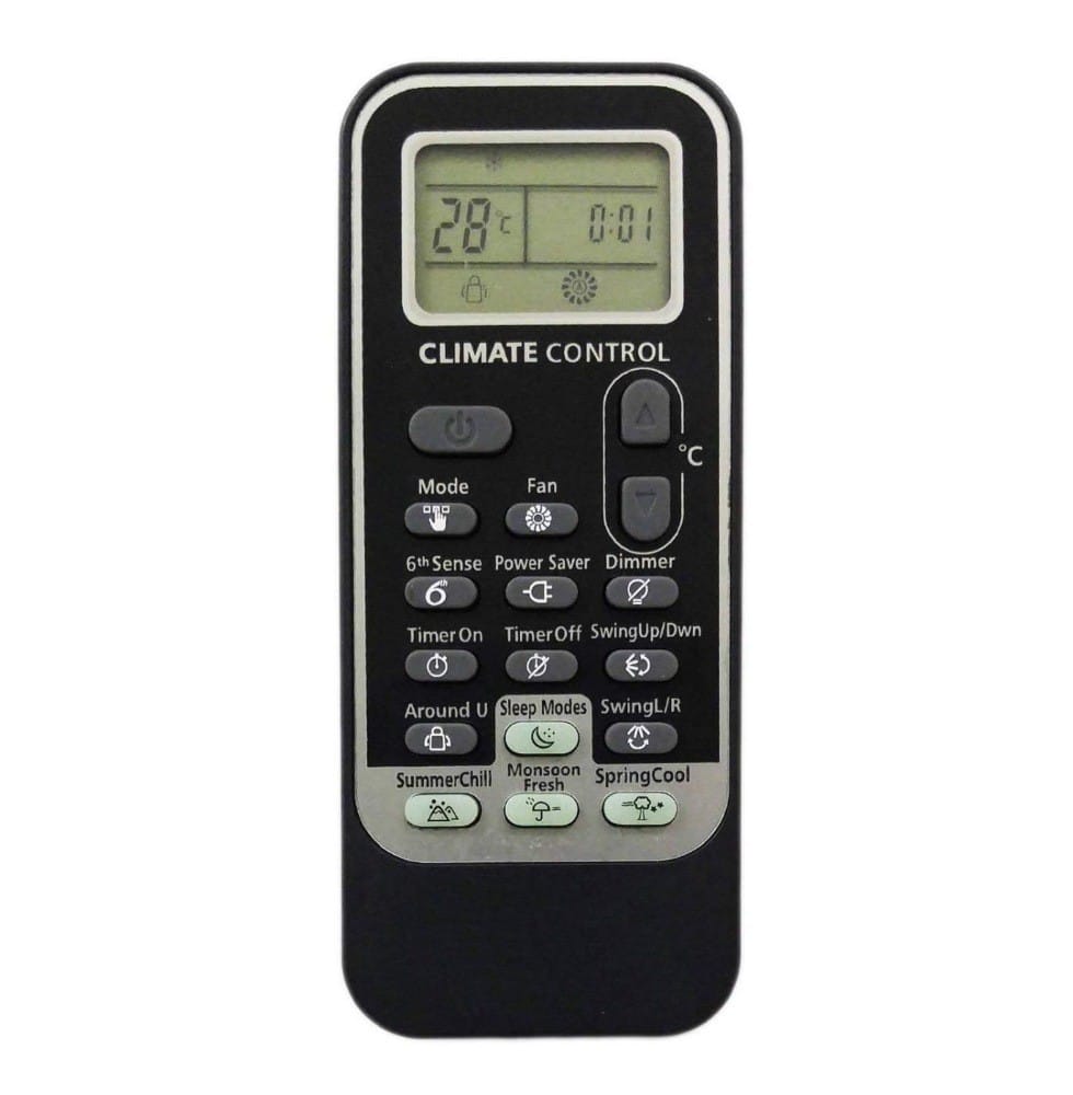 Remote No. 192 (Black), Compatible with Whirlpool AC Remote Control (Exactly Same Remote will Only Work)