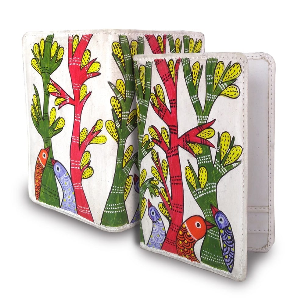 Gond Art on Passport cover DIY Kit by Penkraft