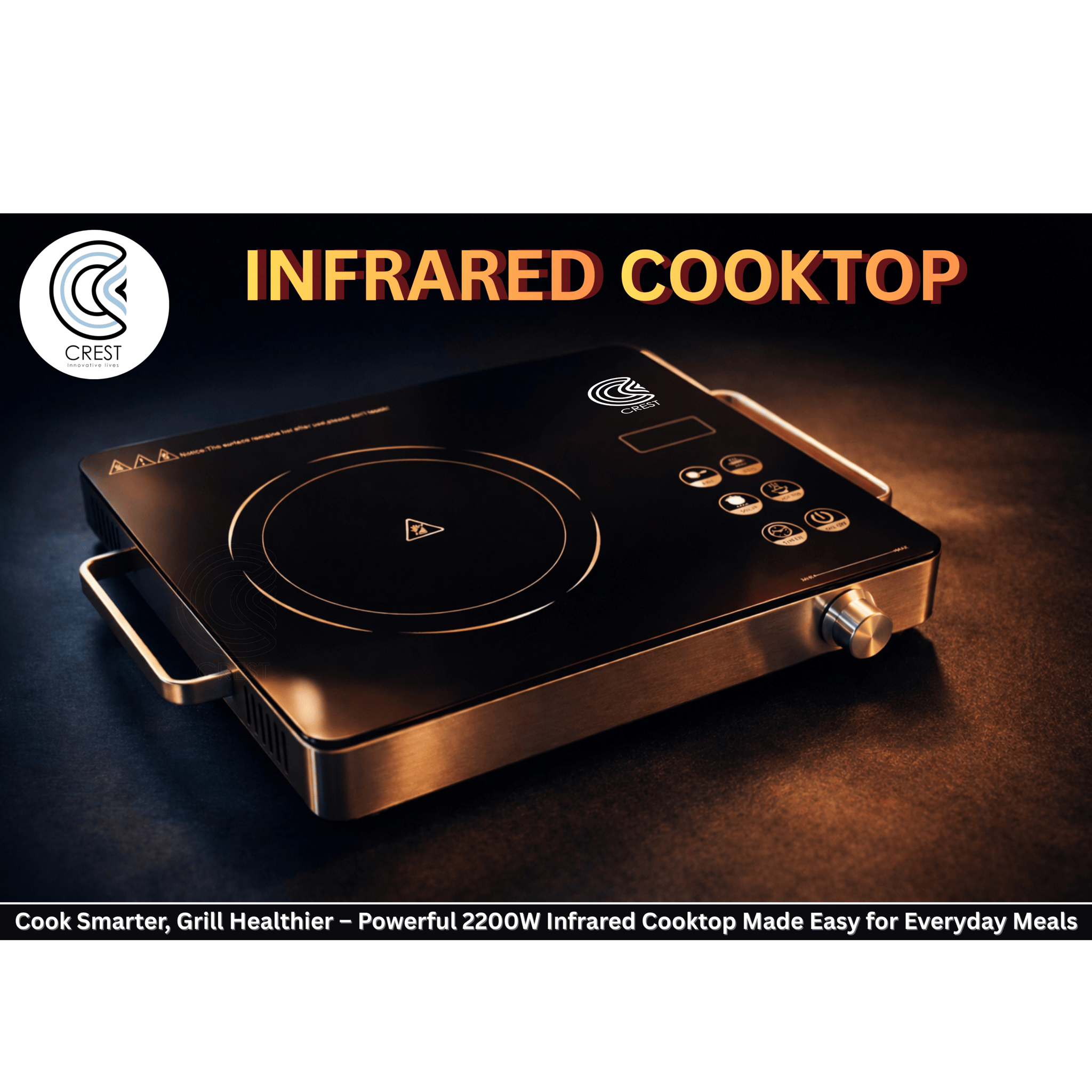 Crest  Glaze Induction Cooktop
