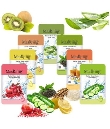 Masking - Fairness Sheet Mask for All Skin Type (Pack of 7)