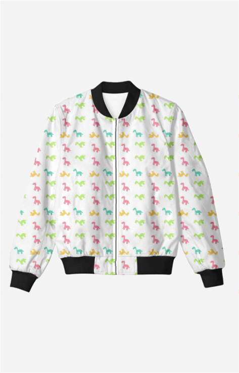 Bomber Jacket (Men) - Dino Be Mine-O