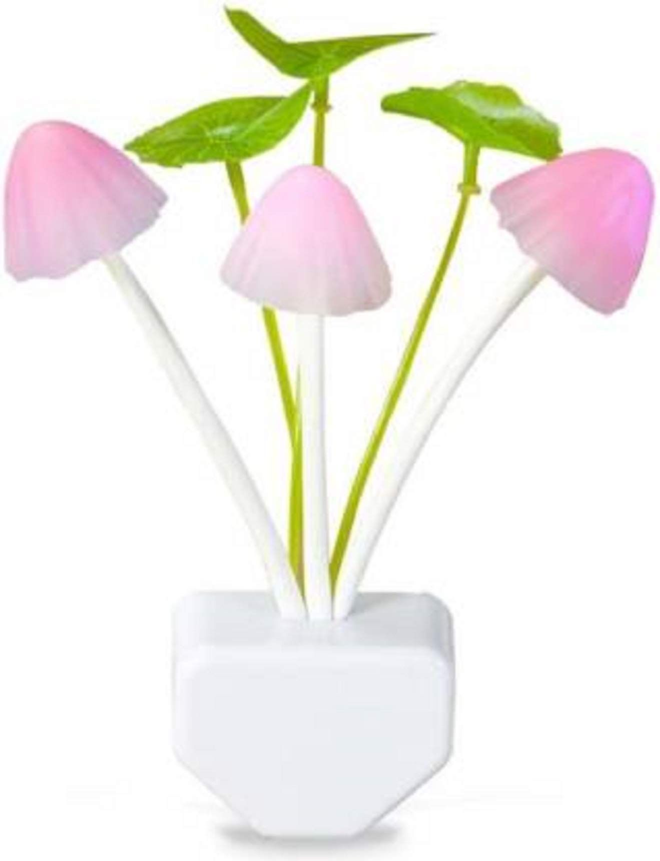 Elecsera Stylish Flower Mushroom LED Night Light Sensor Baby Bed Room Lamp Night Lamp (10 cm, Multicolor)