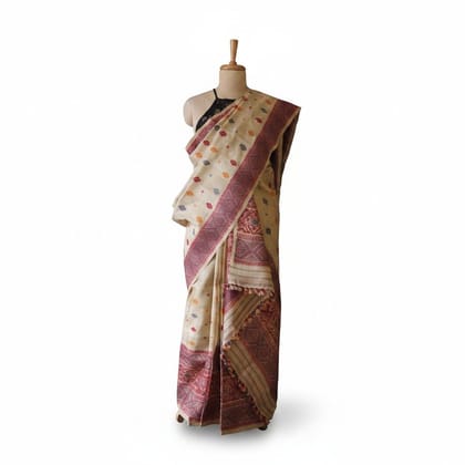 Traditional Hand-Woven Ethnic Saree
