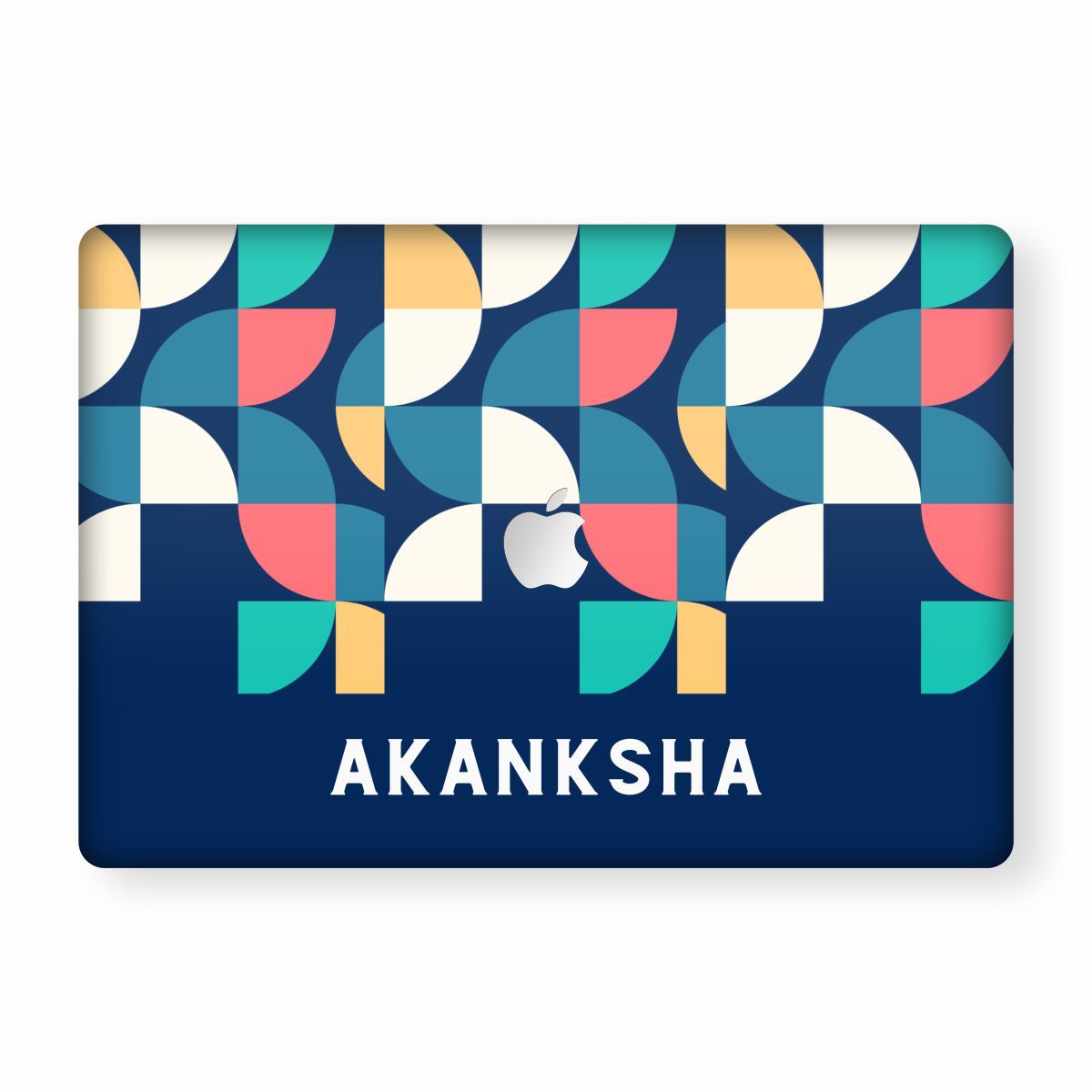 MacBook Minimal Geometrical 1 Laptop Skins - Custom Name
