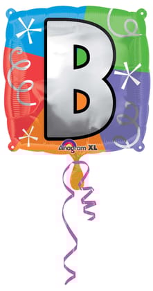 18" LETTER B QUAD BALLOON