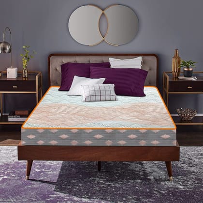 COIRFIT Health Spa Active Orthopedic with SrtX TECHNOLOGY 6 Inch Queen Size High Resilience (HR) Foam Mattress (72X60 Inches),Backcare Mattress|100% Visco-Pro Memory Foam|Dual Side Quilted,15-Year Warranty COIRFIT Health Spa Active Orthopedic with SrtX TECHNOLOGY 6 Inch Queen Size High Resilience (HR) Foam Mattress (72X60 Inches),Backcare Mattress|100% Visco-Pro Memory Foam|Dual Side Quilted,15-Year Warranty