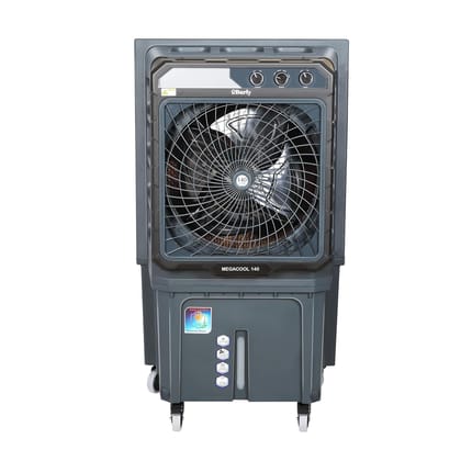 BHABURLY Megacool 140 LTR Heavy Duty Desert Air Cooler for Indoor/Outdoor 6100 CMH Antibacterial High Density Honeycomb Auto Refill - Gray BHABURLY Megacool 140 LTR Heavy Duty Desert Air Cooler for Indoor/Outdoor 6100 CMH Antibacterial High Density Honeycomb Auto Refill - Gray