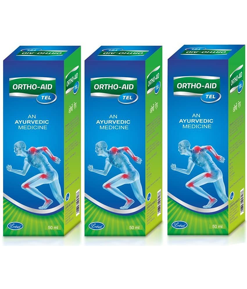 Orthoaid Instant Pain Relief Oil - For Joints, Muscle & Back Pain, 50ml Each, Pack of 3
