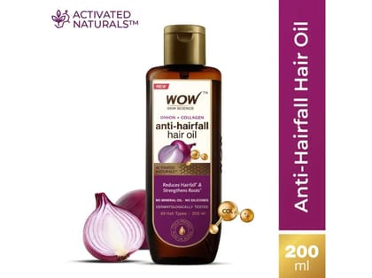 WOW Skin Science Onion Black Seed Hair Oil-200 mL WOW Skin Science Onion Black Seed Hair Oil-200 mL