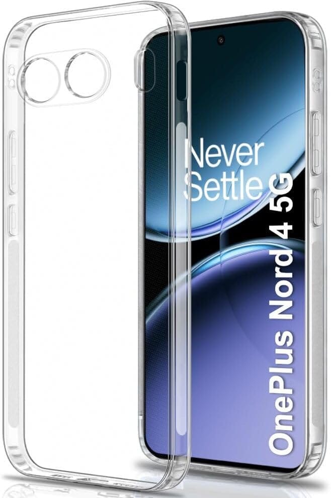 PLUGTECH TPU Ultra Hybrid Clear Camera Protection Back Cover Case for OnePlue Nord 4