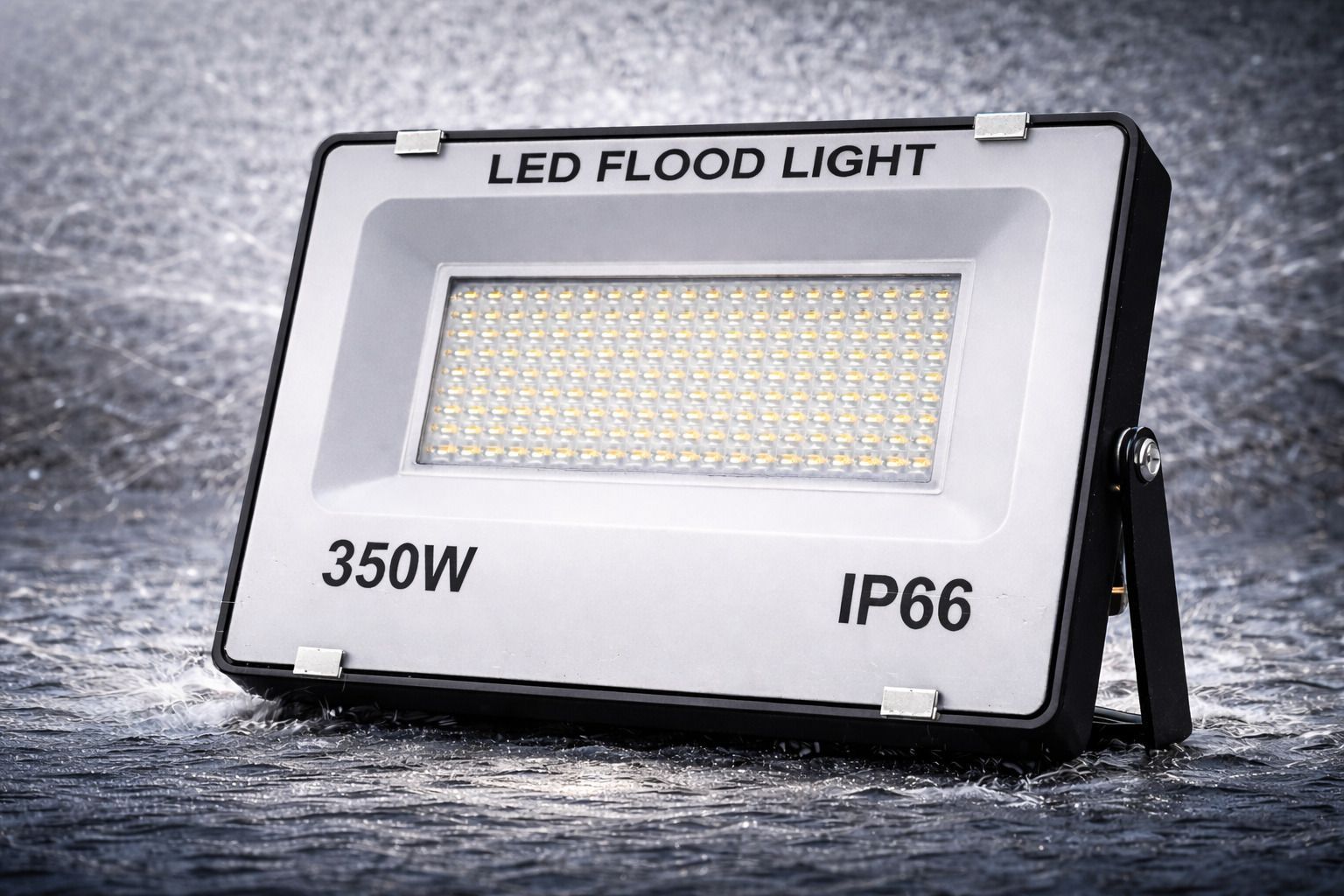 SPARKWORLD 350W LED Flood Light | Ultra Slim IP66 Waterproof Outdoor Lighting | Cool White High Brightness for Stadium, Garden, Warehouse & Industrial Use | Size: 600mm | Colour: 350 Watt