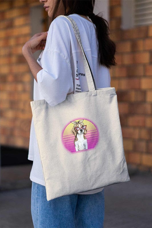 Lil Miss Beagle Tote Bag
