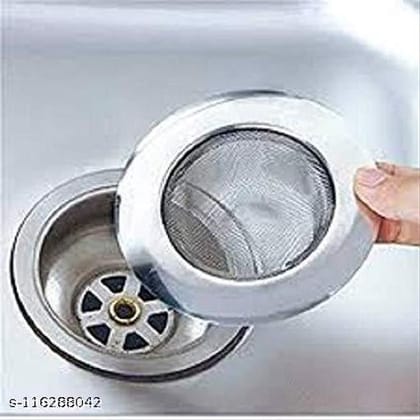 Spinfluencs stainless steel sink strainer kitchen drain basin basket filter stopper drainerjali pack of 01