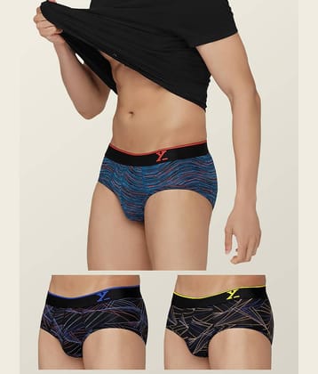 XYXX Pack of 3 Modal Briefs For Men's ( Multicolor )