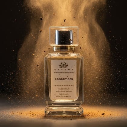 Essent Perfumes Cardamom (Elaichi) Eau de Parfum (EDP) – Fresh Spicy Cardamom Long Lasting Perfume – Unisex Fragrance