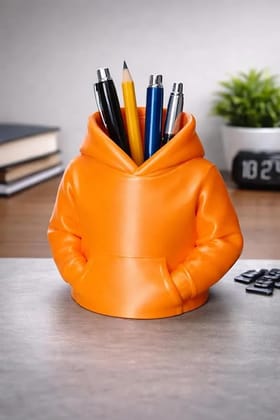 Hoodie Style Pen Holder (ORANGE)