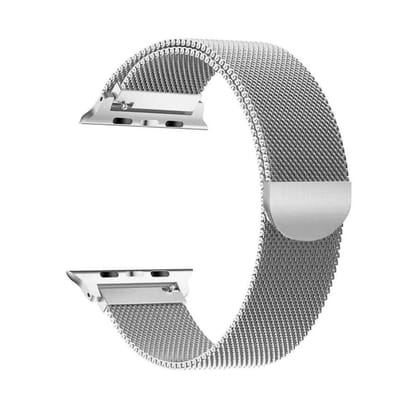iWatch Melanese Mesh Strap Silver - 38/40/41 MM