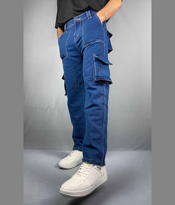 Styzon Regular Fit Faded Men's Jeans - Dark Blue ( Pack of 1 )