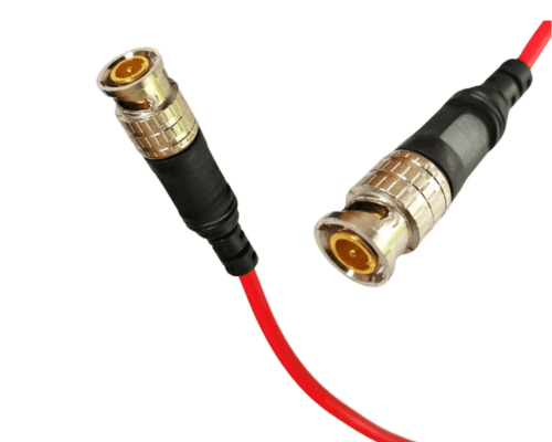 BNC Cable with Brass Connector ,Copper Wire Moulded, Male Plug for High-Quality Signal Transmission for CCTV Camera