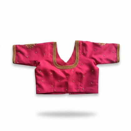 Women's Ethnic Designer Pink Blouse