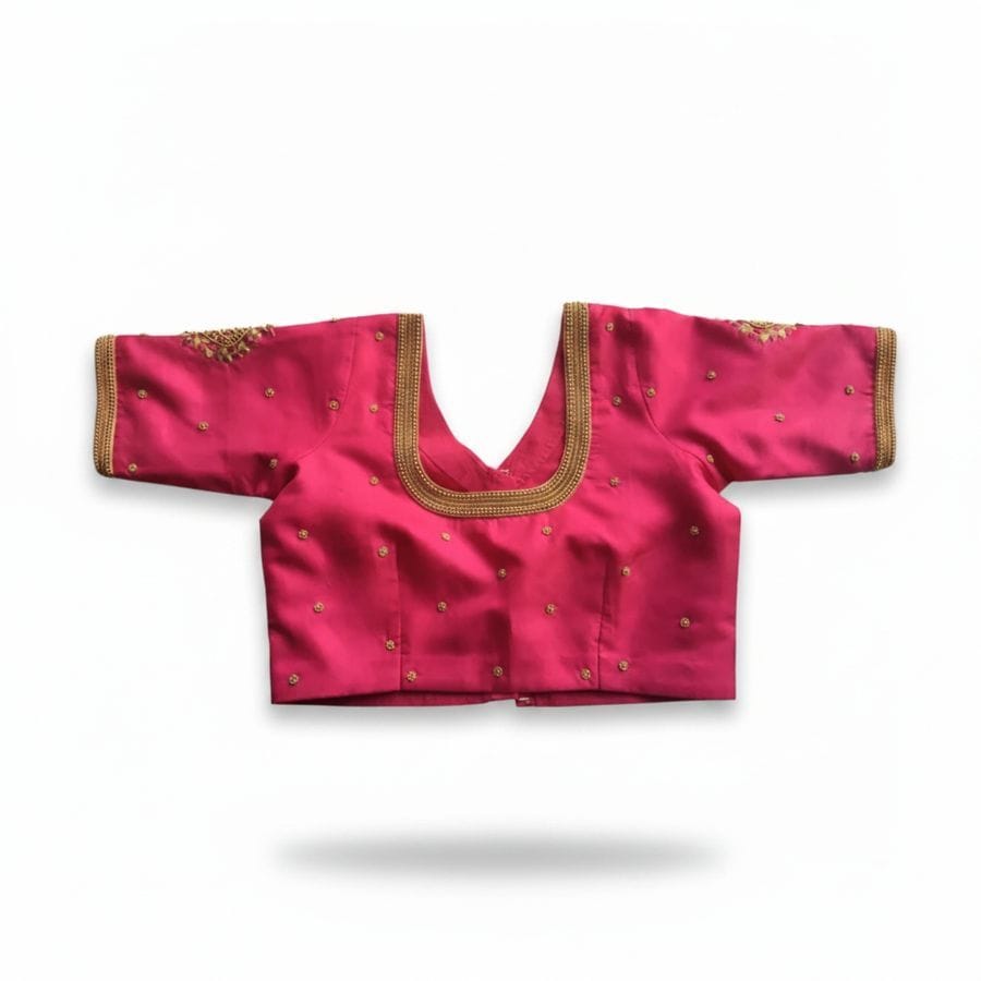 Women's Ethnic Designer Pink Blouse