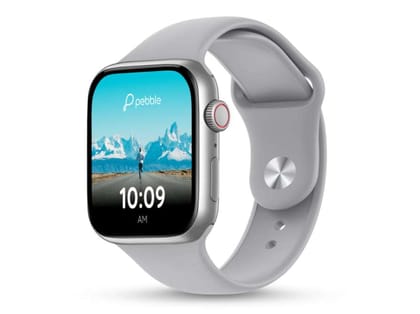 Pebble Activ Plus Smartwatch, 1.96 inch True HD - Grey