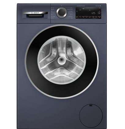Bosch 10kg 5 Star Anti Stain & AI Active Water Plus Fully Automatic Front Load Washing Machine with Built in Heater (WGA254ZPIN, Pretreatment, Iron Steam Assist & Allergy Plus, Dark lake) Bosch 10kg 5 Star Anti Stain & AI Active Water Plus Fully Automati