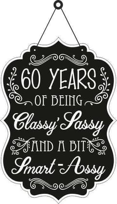 60 Years of Being Classy Hanging Decoration