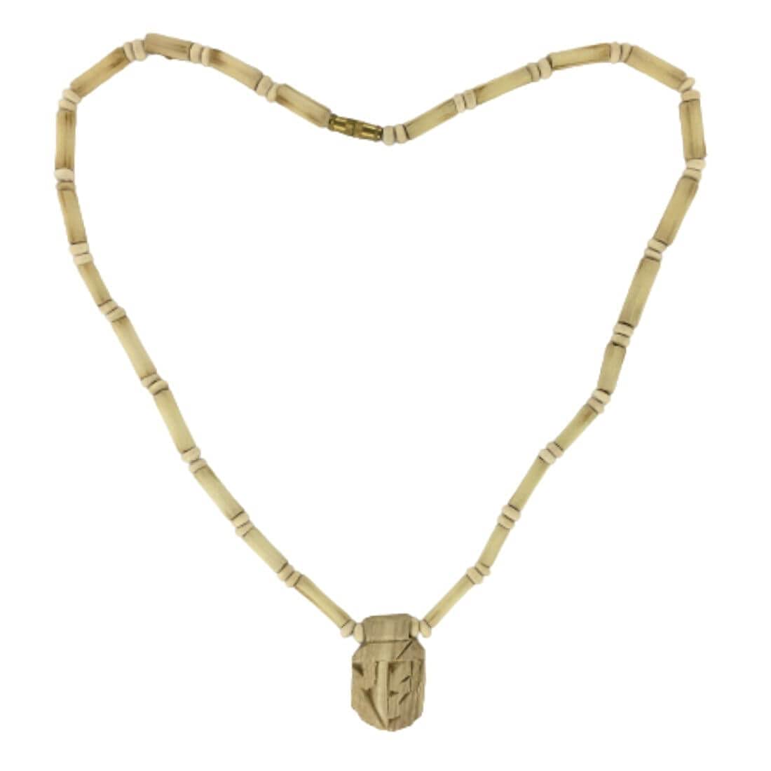 MAYAPURI Natural Tulsi Mala with Locket | Holy Basil Tulsi Beads Necklace (Pack of 1) For Unisex Adult