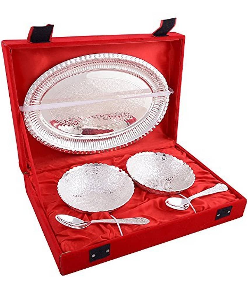 Arsalan Silverplated Gold/Silver Plated Gift Item - Pack of 5