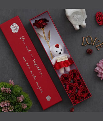 eCraftIndia Red Valentine Gift Box