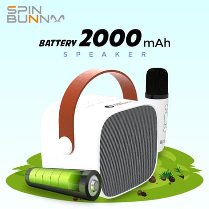 Spin Bunny Karaoke Portable Speaker Spin Bunny Karaoke Portable Speaker - Black Spin Bunny Karaoke Portable Speaker Spin Bunny Karaoke Portable Speaker - Black