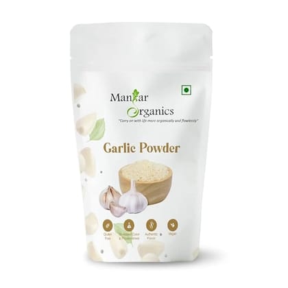 ManHar Organics Garlic Powder | Lahsun / Lehsun / Dry Garlic Powder | 100% Natural & Edible | Rich Aroma & Taste | Seasoning for Cooking, Marinades & Snacks – 1KG