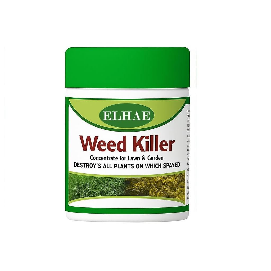 ELHAE Weed & Grass Control Granules � Outdoor Garden & Lawn Care Solution | 200 g Concentrate for Unwanted Plant Growth Management