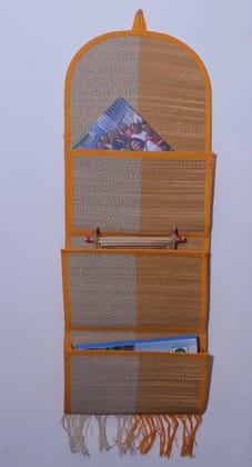 Madur Grass Wall Hanging Green Maroon