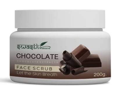 Swasth Arogya Chocolate Face Scrub || Lighten Complexion || Anti Aging || Remove Dead Cells & Rejuvenates || Moisturize || Pack Of 1 Jar Chocolate Face Scrub (200gm.) Swasth Arogya Chocolate Face Scrub || Lighten Complexion || Anti Aging || Remove Dead Cells & Rejuvenates || Moisturize || Pack Of 1 Jar Chocolate Face Scrub (200gm.)