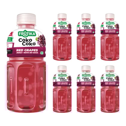 Frutika Coko Coko Red Grapes Juice with Nata De Coco 320ml