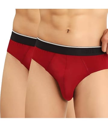kaseera Pack of 2 Cotton Blend Briefs For Men's ( Multicolor )