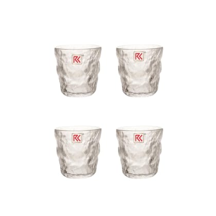 RK ICE Frost Diamond Crystal Clear Design All Purpose Glass Set Bar Glass for Drinking Bourbon, Whisky, Juice Scotch, Cocktails, Cold Drinks (Pack of 4,300Ml) RK ICE Frost Diamond Crystal Clear Design All Purpose Glass Set Bar Glass for Drinking Bourbon, Whisky, Juice Scotch, Cocktails, Cold Drinks (Pack of 4,300Ml)