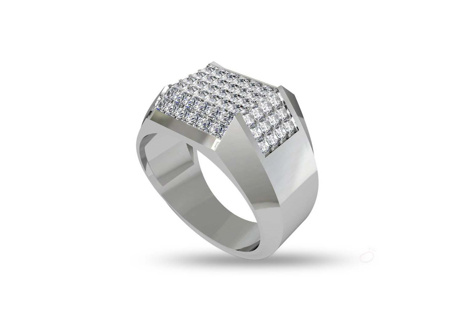 Eternally Regal Mens CZ Ring