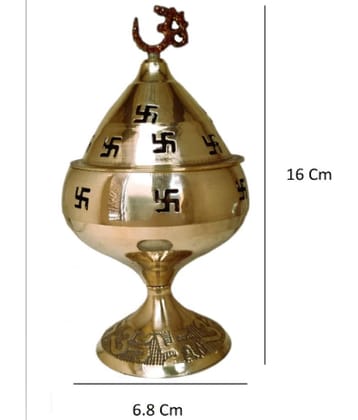 Spherulemuster Brass Akhand Diya - Pack of 1