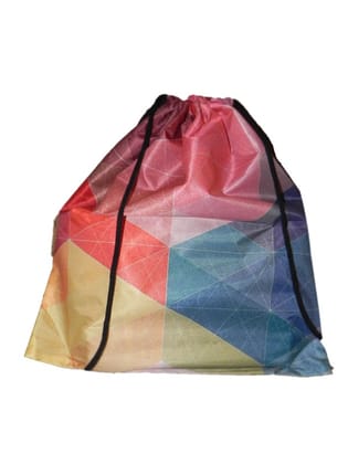 Astara Unisex Printed Tetron Backpack, Size: As