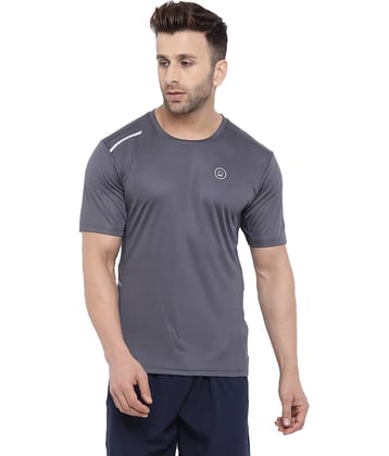 Chkokko - Black Polyester Regular Fit Men's Sports T-Shirt ( Pack of 1 )