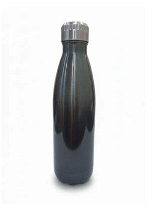 GangaH2O Smoke Grey Double Walled 750 ml Stainless Steel Bottle (Pack of 1, Grey)