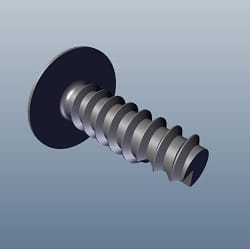 SCREW, TAPPING, 4X12