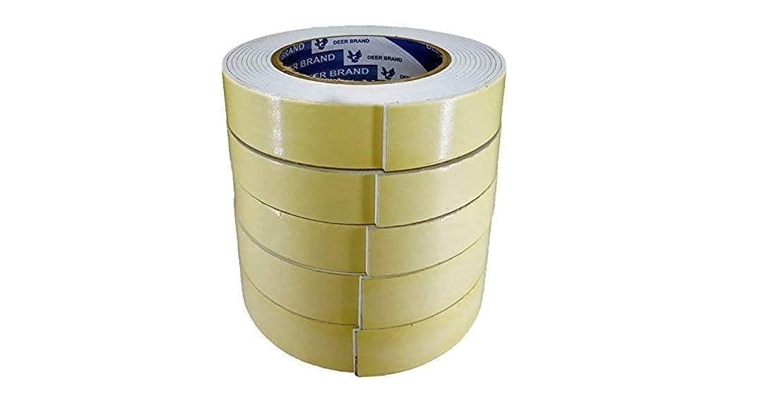 Nawani 12 Pic 10 mm Double Sided Self Adhesive Acrylic Foam Mounting Tape for Wall/Craft/Multipurpose