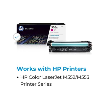 HP 508A Magenta Original LaserJet Toner Cartridge (CF363A)